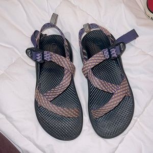 Kids size 3 Chaco purple picnic